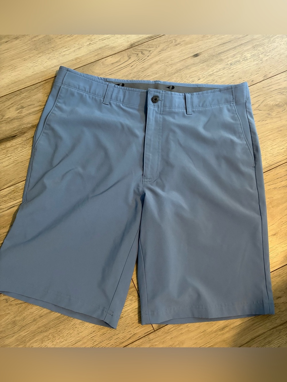 Grand Slam Men's Flat Front Shorts in Slate Blue